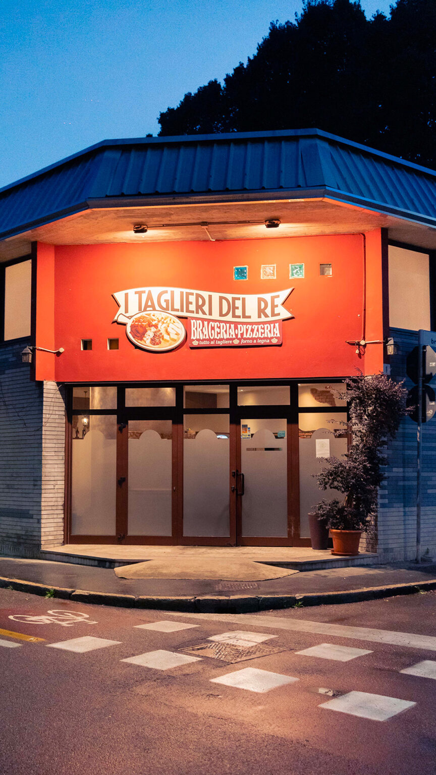 L'esterno del ristorante I Taglieri del Re a Castellanza