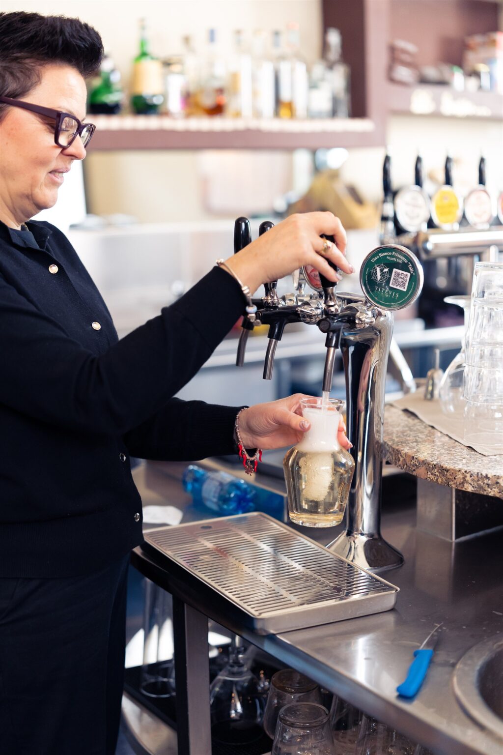 Birra spillata alla spina