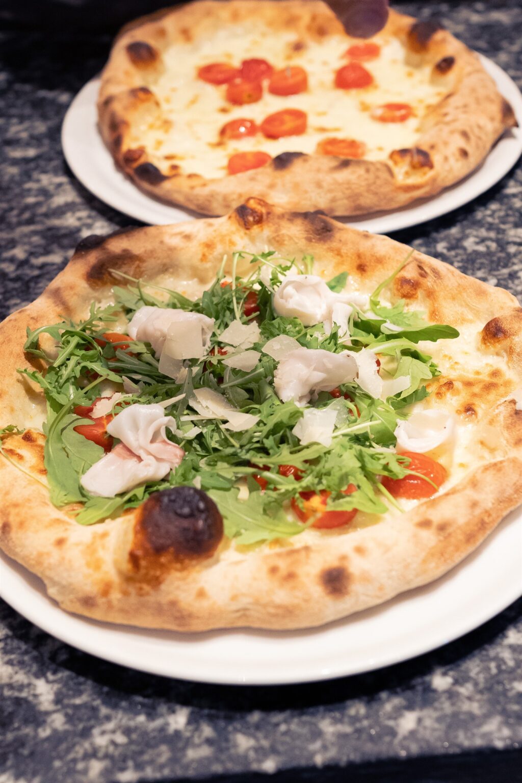 Pizza con rucola
